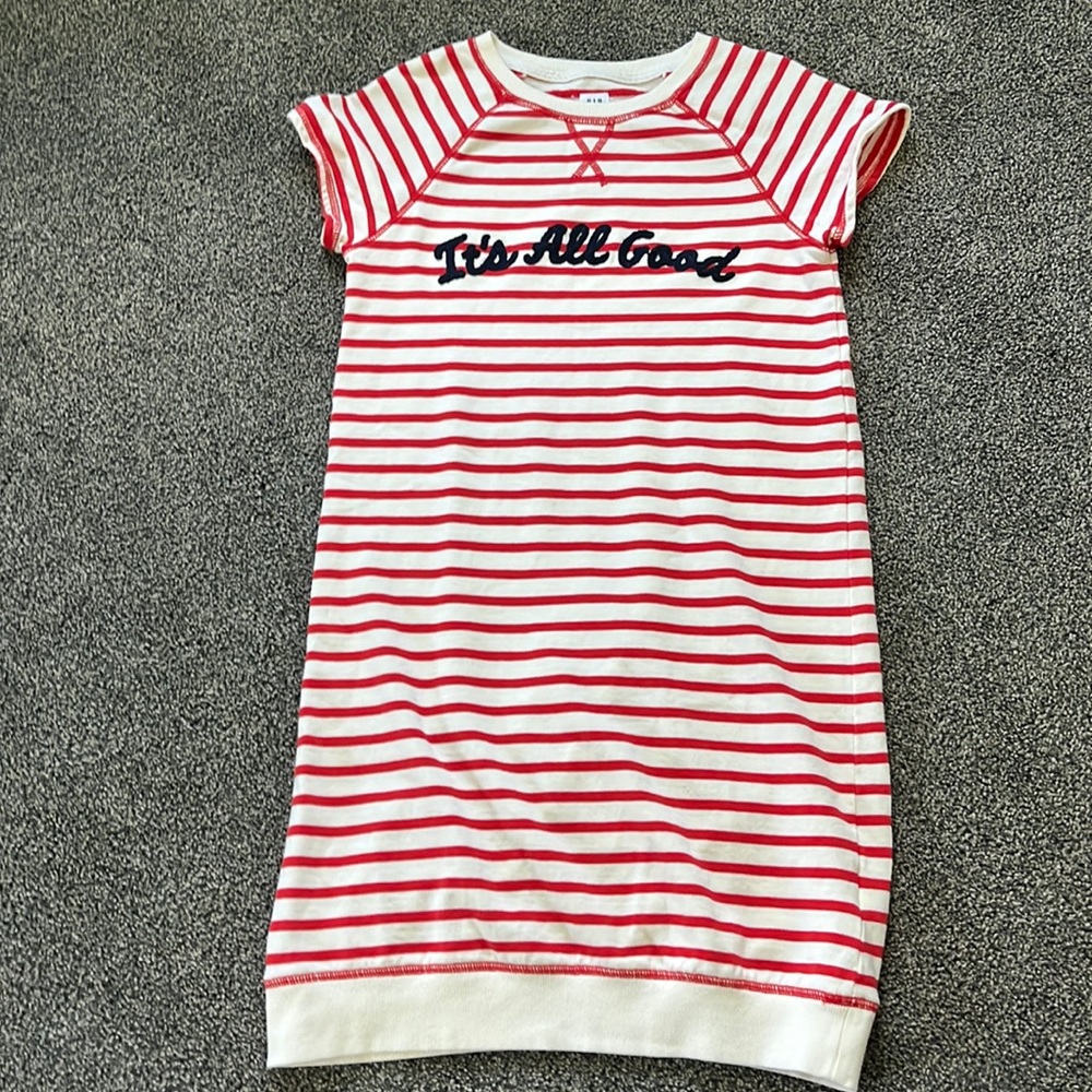 Gap short sleeved sweatshirt dress